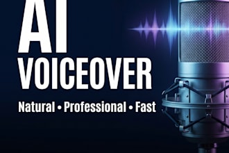 create a natural ai voiceover for your videos
