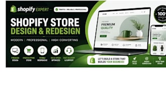 design, redesign and build your shopify droshipping store