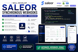 develop saleor synchronous webhook custom callbacks business logic integration