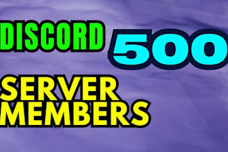add 250 discord server member