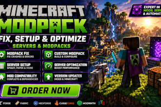 fix minecraft modpack server curseforge modrinth forge fabric neoforge ftb chunk