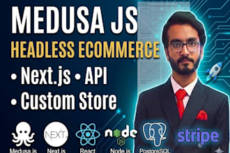 build and customize your medusa js headless ecommerce store