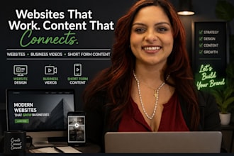 build your website create content and marketing materials
