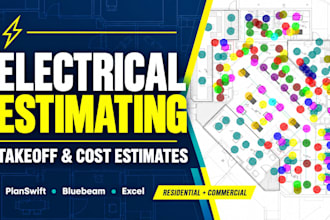 do electrical estimating, takeoff and cost estimation