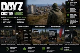 create custom dayz mods for your server