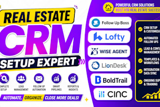 setup follow up boss lofty wise agent ai liondesk boldtrail cinc real estate CRM