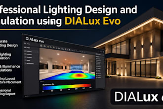 do professional lighting design and simulation using dialux evo