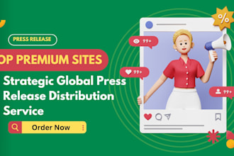 write and do press release distribution