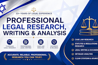 provide professional legal research, writing, and analysis