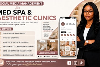 manage social media for med spas and aesthetic clinics