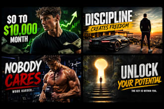 design an eye catching youtube thumbnail in 24 hours