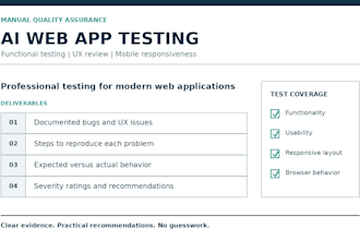 test your ai web app for bugs and UX issues