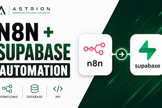 integrate n8n with supabase and build your automation
