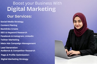 create a complete digital marketing strategy for your business