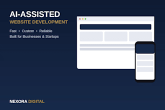 build your website fast with ai assisted development