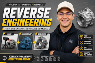 do pcb reverse engineering, circuit analysis, mesh to step solid cad model