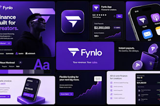 design a custom business logo, brand identity kit and brand guidelines