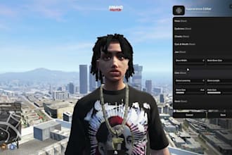do custom gta 5 fivem ped character, addon ped, clothing, animal ped and props