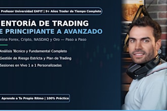 mentor you in forex, crypto, nasdaq and gold trading from scratch