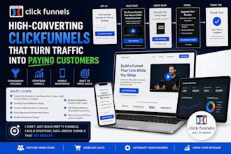 build clickfunnels sales funnel, landing page, or website