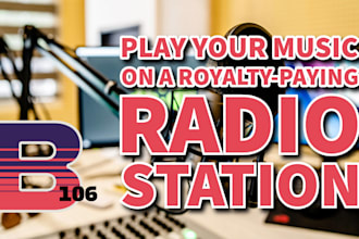 play your hiphop song on a royalty paying radio station