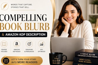 write a compelling book blurb and amazon KDP book description, amazon book blurb