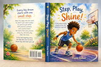 create children book cover illustrate kid book cover art book illustrator
