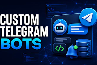 develop or fix a custom python telegram bot