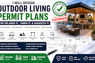 design outdoor living plans for orlando fl  tampa fl and sarasota fl