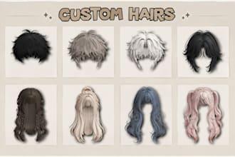 create custom roblox ugc accessories, hair and outfits