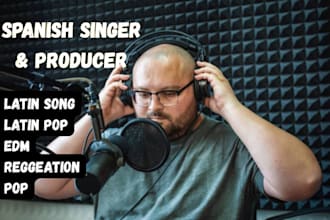 be music producer, composer for spanish song as male spanish singer songwriter