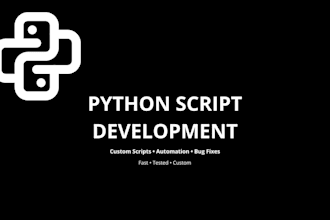 create a python script, automation tool or desktop app
