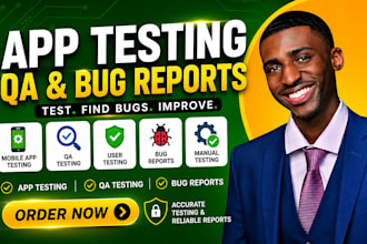 do app testing, mobile app testing and QA testing with detailed bug reports