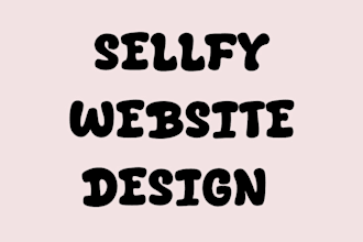 sellfy website design and redesign klaviyo set up