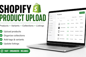 upload and organize products in your shopify store