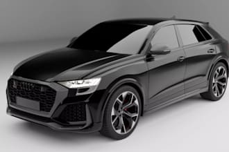 widebody kit car body kit 3d car model automotive cad design