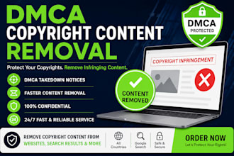 remove copyright infringing content with dmca notices