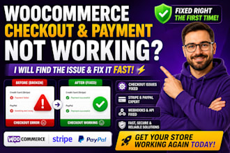 fix woocommerce checkout, payment gateway, stripe, paypal errors
