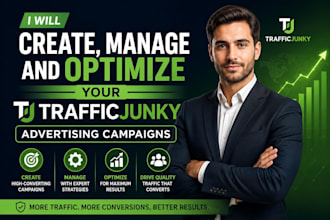create, manage and optimize your trafficjunky advertising campaigns