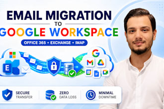 migrate domains emails and data to new google workspace