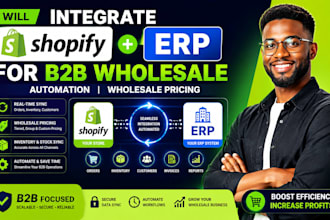 integrate shopify with erp for b2b wholesale automation wholesale pricing