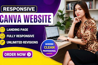 design canva website ugc portfolio canva template design, canva website design