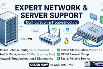 configure and troubleshoot your network router switch and server