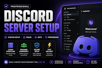 create a professional discord server for your community