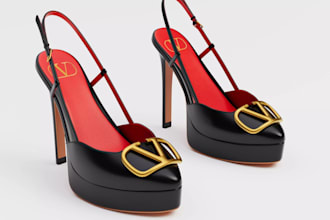 design custom 3d high heels and realistic footwear models