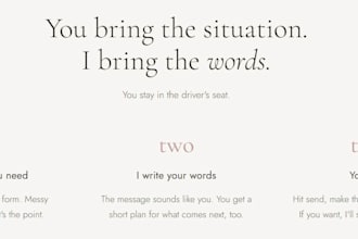 write sales messaging and brand voice copy that sounds like you