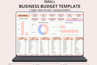 create custom template for budget, debt, savings, income, expense or events