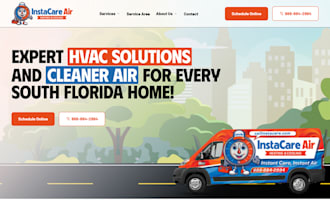 design a lead generating hvac website and home services website
