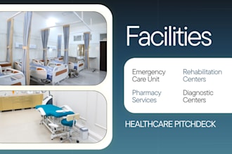 design healthcare pitch deck medical startup investor presentation