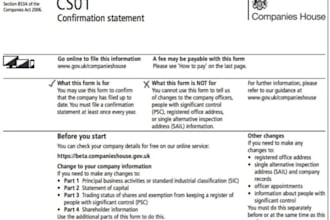 file confirmation statement for UK company